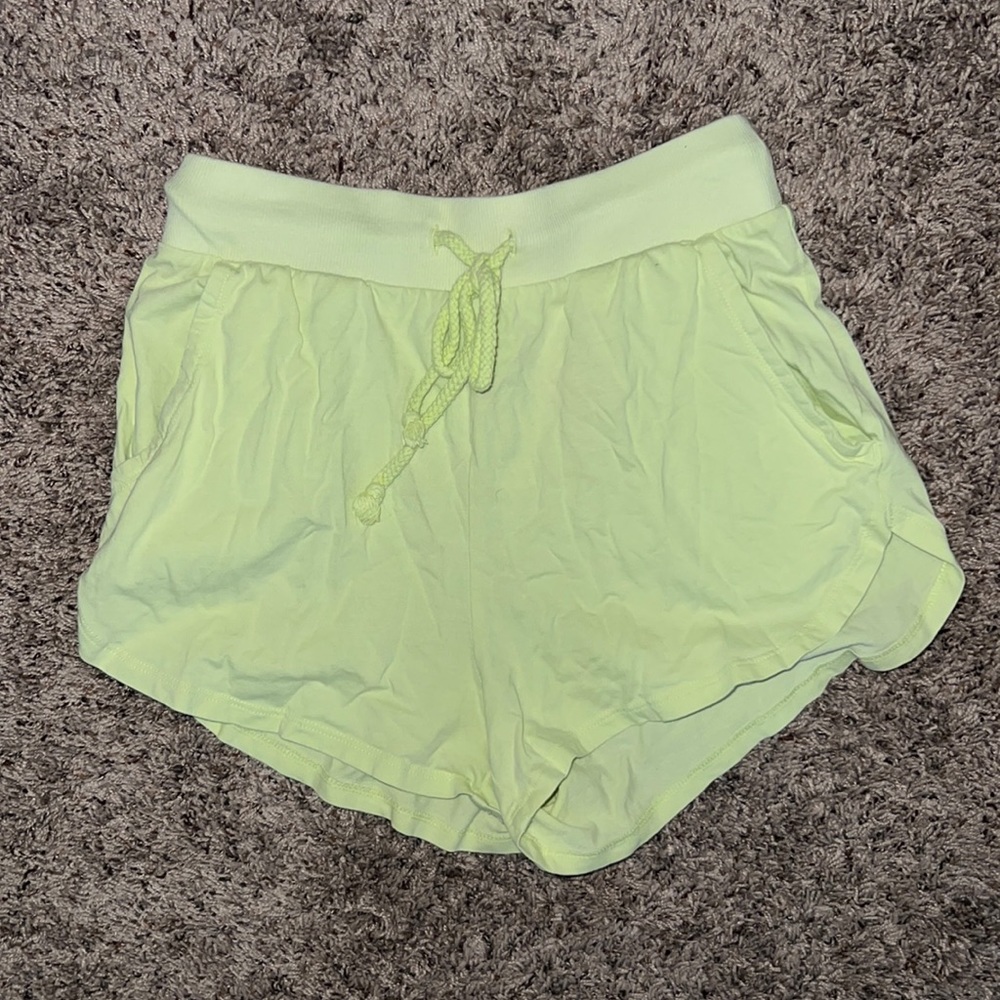 Lime green Colsie Lounge shorts